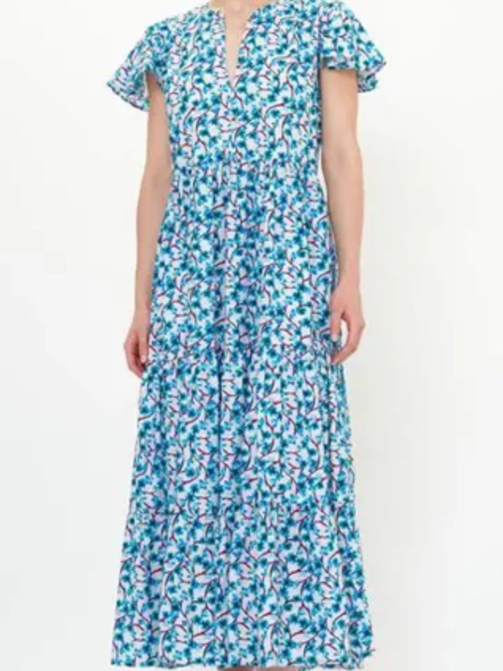 Oliphant V-Neck Maxi Dress -- Size Small | NWT